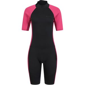Mountain Warehouse Shorty Womens 2. 5/2mm Wetsuit - Black - Black - Size: 12-14 Mountain Warehouse Shorty Womens 2. 5/2mm Wetsuit - Black - Black - Size: 12-14