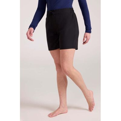 Mountain Warehouse Quick Dry Womens Long Board Shorts - Black - Black - Size: 14 Mountain Warehouse Quick Dry Womens Long Board Shorts - Black - Black - Size: 14