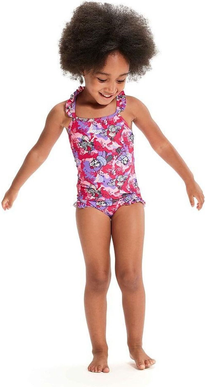 Speedo Learn To Swim Kids Thin Strap One Piece Swimsuit -