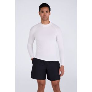 Mountain Warehouse Mens Long Sleeve Rash Vest - White - White - Size: XS Mountain Warehouse Mens Long Sleeve Rash Vest - White - White - Size: XS