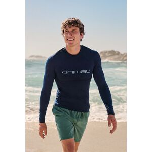 Animal Sonny Mens Logo Rash Vest - Dark Blue - Dark Blue - Size: L Animal Sonny Mens Logo Rash Vest - Dark Blue - Dark Blue - Size: L