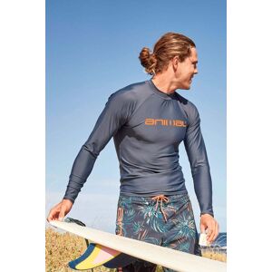 Animal Sonny Mens Logo Rash Vest - Navy - Navy - Size: XS Animal Sonny Mens Logo Rash Vest - Navy - Navy - Size: XS