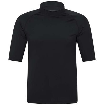 Mountain Warehouse Mens UV Rash Vest - Black - Black - Size: S Mountain Warehouse Mens UV Rash Vest - Black - Black - Size: S