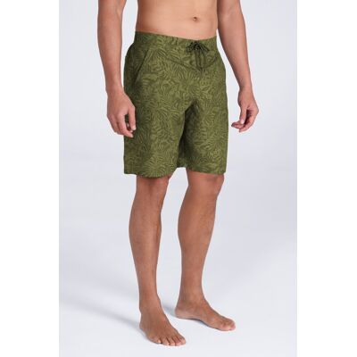 Mountain Warehouse Ocean Printed Mens Boardshorts - Green - Green - Size: XL Mountain Warehouse Ocean Printed Mens Boardshorts - Green - Green - Size: XL