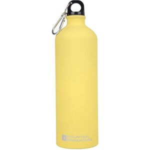 Mountain Warehouse 1L Matt Finish Water Bottle with Karabiner - Yellow Mountain Warehouse 1L Matt Finish Water Bottle with Karabiner - Yellow