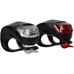 Mountain Warehouse Bike Lights - 2Pk - Black - Black - Size: ONE Mountain Warehouse Bike Lights - 2Pk - Black - Black - Size: ONE