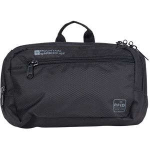 Mountain Warehouse RFID Travel Bum Bag - Black - Black - Size: ONE Mountain Warehouse RFID Travel Bum Bag - Black - Black - Size: ONE