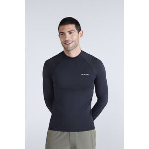 Animal Sonny Mens Logo Rash Vest - Black - Black - Size: S Animal Sonny Mens Logo Rash Vest - Black - Black - Size: S