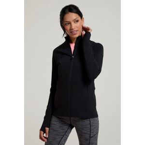Mountain Warehouse Blackout Womens Active Midlayer - Black - Black - Size: 8 Mountain Warehouse Blackout Womens Active Midlayer - Black - Black - Size: 8