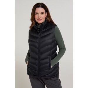 Mountain Warehouse Seasons Womens Fur Lined Gilet - Black - Black - Size: 8 Mountain Warehouse Seasons Womens Fur Lined Gilet - Black - Black - Size: 8
