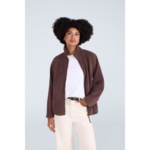 Animal Stockholm Womens Full-Zip Fleece - Brown - Brown - Size: 18 Animal Stockholm Womens Full-Zip Fleece - Brown - Brown - Size: 18