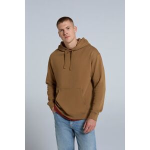 Animal Icon Mens Drop Shoulder Hoodie - Taupe Animal Icon Mens Drop Shoulder Hoodie - Taupe