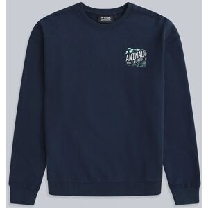 Animal Jonah Mens Falmouth Sweatshirt - Navy - Navy - Size: M Animal Jonah Mens Falmouth Sweatshirt - Navy - Navy - Size: M
