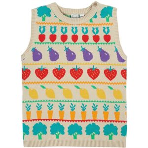 Frugi Kids 100% Organic Cotton Tavi Knitted Tank Top - Frugi Kids 100% Organic Cotton Tavi Knitted Tank Top -