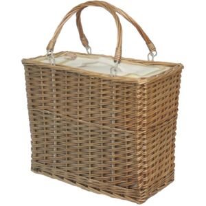 Red Hamper Cooler Picnic Basket - Red Hamper Cooler Picnic Basket -