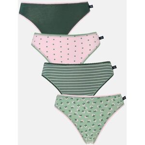 British Boxers Womens Four-pack Bamboo High Leg Knickers - - Size: S British Boxers Womens Four-pack Bamboo High Leg Knickers - - Size: S