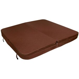 MonsterShop Hot Tub Cover - 2x2m Brown Weatherproof PVC Leather Foam MonsterShop Hot Tub Cover - 2x2m Brown Weatherproof PVC Leather Foam