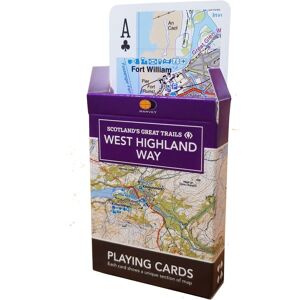 HARVEY Maps Map Playing Cards West Highland Way - HARVEY Maps Map Playing Cards West Highland Way -