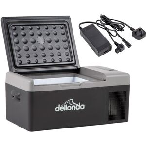 Dellonda 15L Portable Fridge/Freezer 12/24/230V Compressor - Dellonda 15L Portable Fridge/Freezer 12/24/230V Compressor -