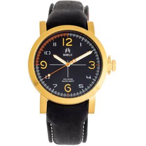 Shield Berge Mens Leather Band Diver Watch - - Size: ONESIZE Shield Berge Mens Leather Band Diver Watch - - Size: ONESIZE