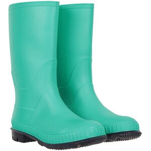Mountain Warehouse Plain Kids Wellies - Teal - Teal - Size: 12 Mountain Warehouse Plain Kids Wellies - Teal - Teal - Size: 12
