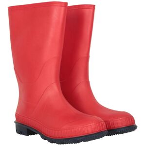 Mountain Warehouse Plain Kids Wellies - Red - Red - Size: 4 Mountain Warehouse Plain Kids Wellies - Red - Red - Size: 4