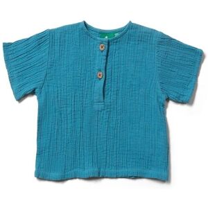 Little Green Radicals Muslin Baby Kids 100% Organic Cotton Henley Top - Little Green Radicals Muslin Baby Kids 100% Organic Cotton Henley Top -