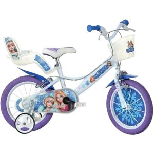 Dino Snow Queen 12" Bicycle - White/Blue Dino Snow Queen 12" Bicycle - White/Blue