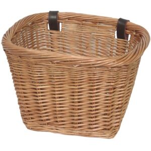 Red Hamper Wicker Heritage Rectangular Bicycle Basket - Red Hamper Wicker Heritage Rectangular Bicycle Basket -
