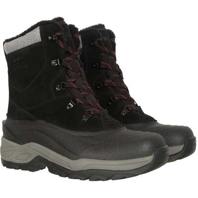 Mountain Warehouse Snowdon Extreme Mens Waterproof Thermal Snow Boots - Black Mountain Warehouse Snowdon Extreme Mens Waterproof Thermal Snow Boots - Black