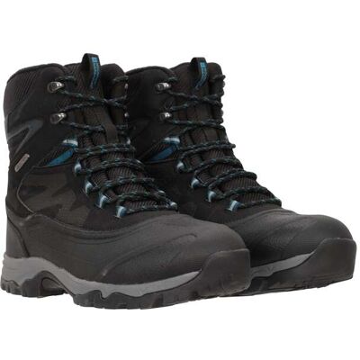 Mountain Warehouse Ultra Piste Basher Mens Waterproof Snow Boots - Black Mountain Warehouse Ultra Piste Basher Mens Waterproof Snow Boots - Black