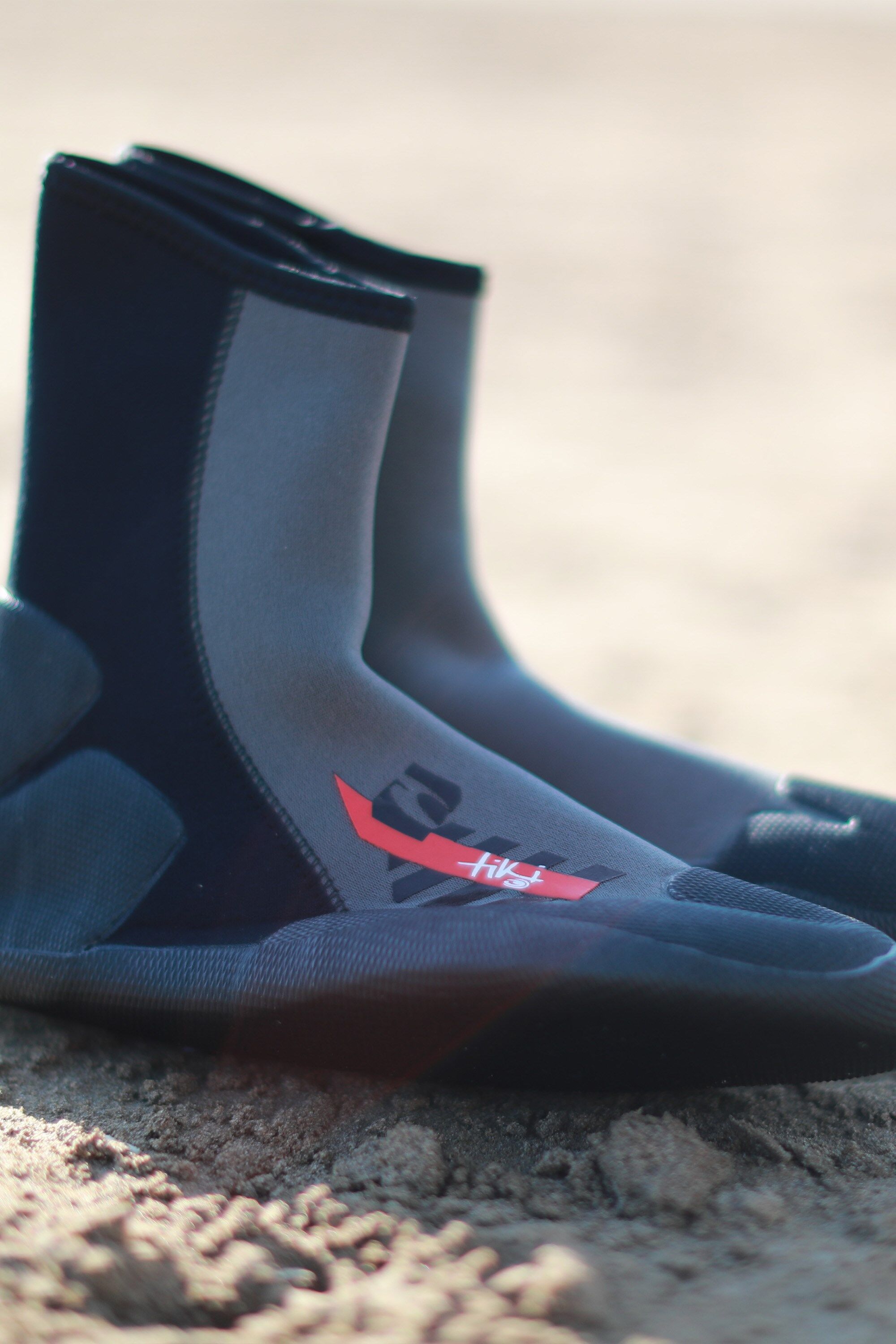 Tiki Surf Tech Adult 3mm Wetsuit Boots - - Size: 8