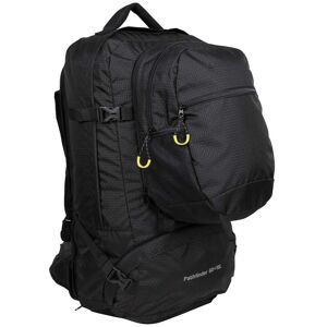 Mountain Warehouse Pathfinder Lightweight Travel Rucksack 60 + 15L - Black Mountain Warehouse Pathfinder Lightweight Travel Rucksack 60 + 15L - Black