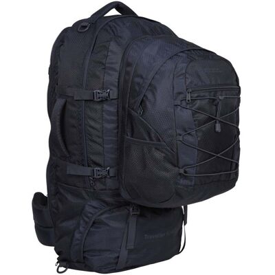 Mountain Warehouse Traveller 60L 20L Backpack - Navy Mountain Warehouse Traveller 60L 20L Backpack - Navy