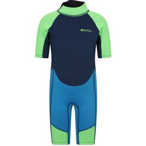 Mountain Warehouse Kids Shorty 2. 5/2mm Wetsuit - Blue - Blue - Size: 9-10y Mountain Warehouse Kids Shorty 2. 5/2mm Wetsuit - Blue - Blue - Size: 9-10y