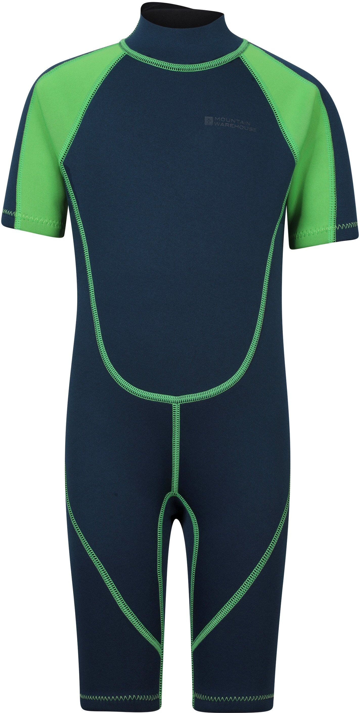 Mountain Warehouse Kids Shorty 2. 5/2mm Wetsuit - Green - Green - Size: 3-4y