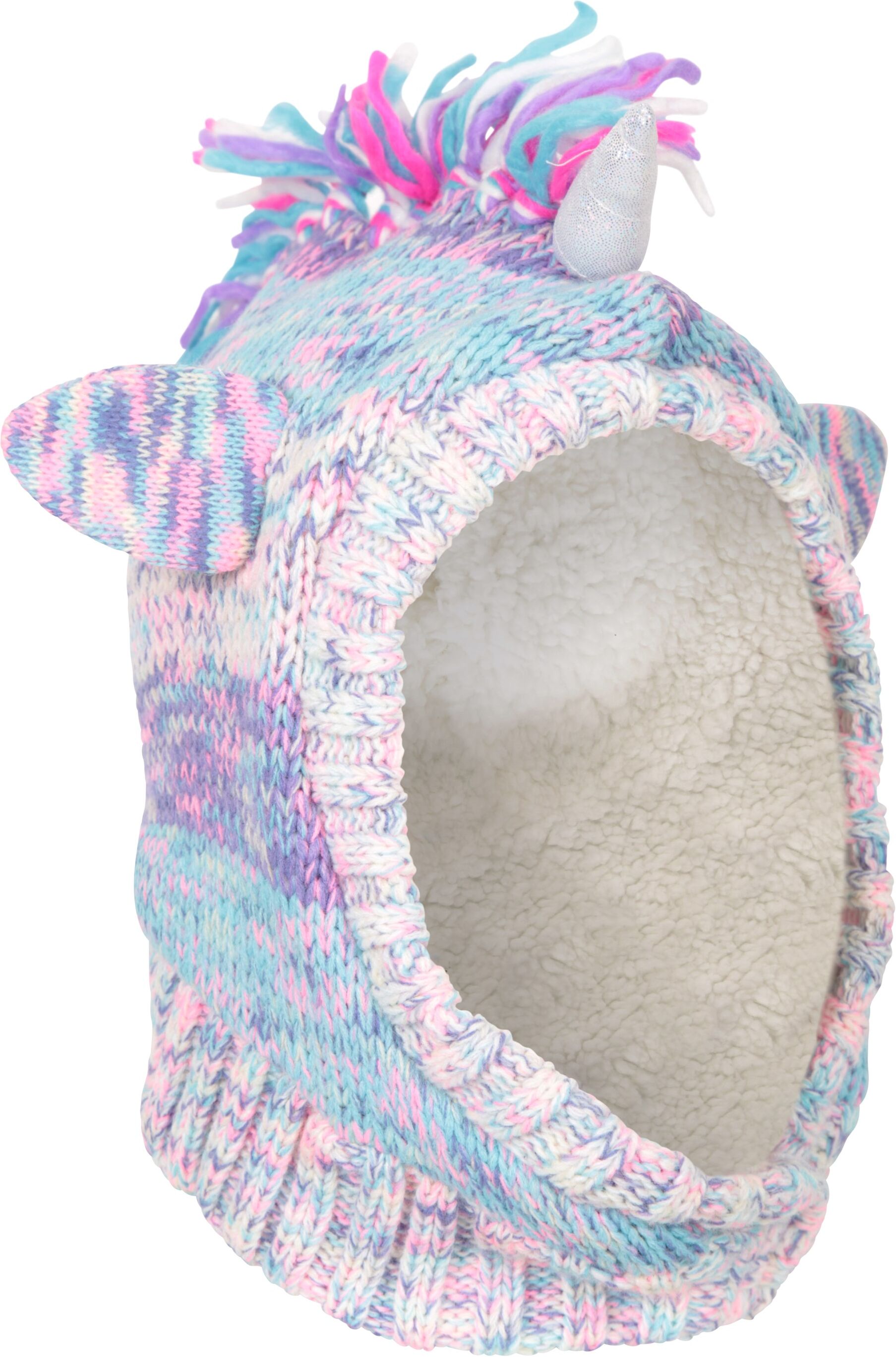 Mountain Warehouse Character Kids Borg Lined Thermal Balaclava - Purple - Purple - Size: ONE