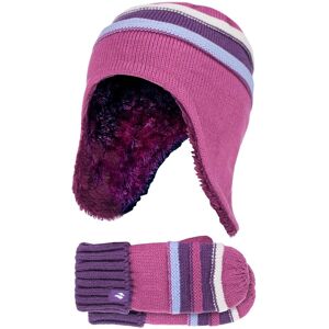 Heat Holders Kids Winter Trapper Hat and Mitten Set - - Size: ONESIZE Heat Holders Kids Winter Trapper Hat and Mitten Set - - Size: ONESIZE