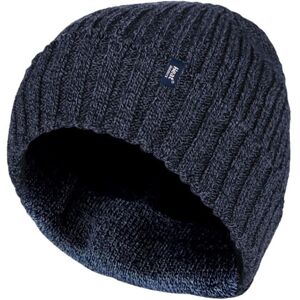 Heat Holders Mens Rib Turn Over Thermal Beanie Hat - - Size: ONESIZE Heat Holders Mens Rib Turn Over Thermal Beanie Hat - - Size: ONESIZE