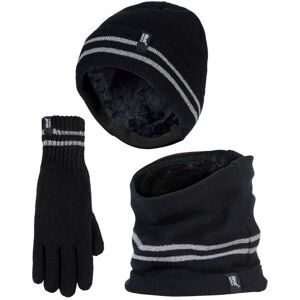 Heat Holders Mens Hi Vis Hat, Neck Warmer & Gloves Winter Set - - Size: L-XL Heat Holders Mens Hi Vis Hat, Neck Warmer & Gloves Winter Set - - Size: L-XL