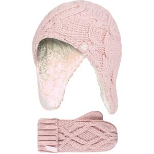 Heat Holders Kids Thermal Trapper Hat & Mittens Set - - Size: ONESIZE Heat Holders Kids Thermal Trapper Hat & Mittens Set - - Size: ONESIZE
