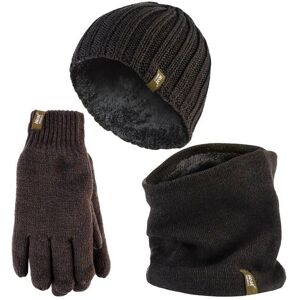 Heat Holders Mens Hat, Neck Warmer & Gloves Accessories Set - - Size: L-XL Heat Holders Mens Hat, Neck Warmer & Gloves Accessories Set - - Size: L-XL