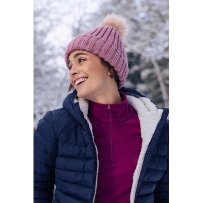 Mountain Warehouse Geneva Sherpa Lined Womens Thermal Beanie - Pink - Pink - Size: ONE Mountain Warehouse Geneva Sherpa Lined Womens Thermal Beanie - Pink - Pink - Size: ONE