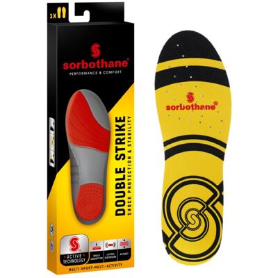 Sorbothane Shock Stopper Unisex Double Strike Insole - - Size: 8 Sorbothane Shock Stopper Unisex Double Strike Insole - - Size: 8