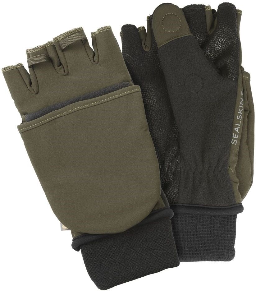 Sealskinz Windproof Cold Weather Convertible Unisex Mittens - - Size: L