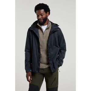 Mountain Warehouse Torrent Mens Waterproof Jacket - Black - Black - Size: XXL Mountain Warehouse Torrent Mens Waterproof Jacket - Black - Black - Size: XXL