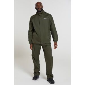 Mountain Warehouse Pakka Mens Waterproof Overtrousers - Green - Green - Size: XXL Mountain Warehouse Pakka Mens Waterproof Overtrousers - Green - Green - Size: XXL