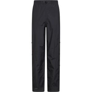 Mountain Warehouse Downpour Mens Waterproof Trousers Long Length - Black - Black - Size: XS Mountain Warehouse Downpour Mens Waterproof Trousers Long Length - Black - Black - Size: XS