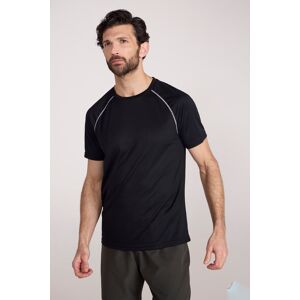 Mountain Warehouse Endurance Mens IsoCool Active T-Shirt - Black - Black - Size: XS Mountain Warehouse Endurance Mens IsoCool Active T-Shirt - Black - Black - Size: XS