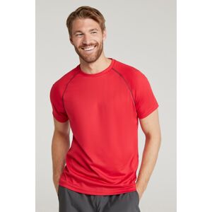 Mountain Warehouse Endurance Mens IsoCool Active T-Shirt - Red - Red - Size: XXL Mountain Warehouse Endurance Mens IsoCool Active T-Shirt - Red - Red - Size: XXL